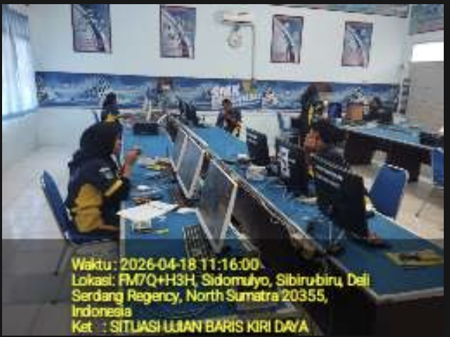 Kegiatan UKK TKJ SMK YAPIM Biru-Biru Bersama Nusanet